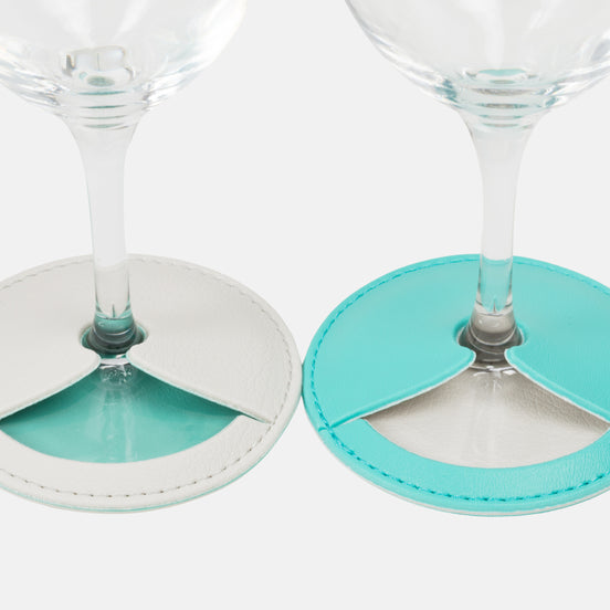 Souliers de Verre | Prêt-à-Chausser – Duo Bicolore – Dessous de verre personnalisable